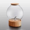Acopa 5 Gallon Fishbowl Beverage Dispenser with Cork Lid and