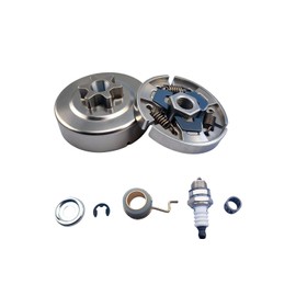 Compatible with Stihl MS170 MS180 Chainsaw Clutch Assembly 646170/11231602001, Worm Gear 11236407102, Sprocket 3/8" Picco 6T 11236402003 Replacement Parts