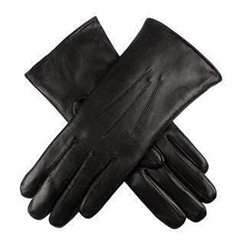 Dents 77-0037-XL Women's Premium Kangaroo Leather Cashmere Lined Gloves, Black, X-Large