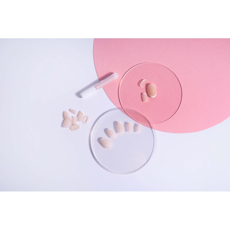 Nail HQ Oval French Nails
