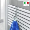 Avilia Towel Hook - Hanging Towel Rail for Radiators, Metal,