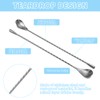 2 Pcs 12 Inch Bar Mixing Spoon Cocktail Spoon Stainless
