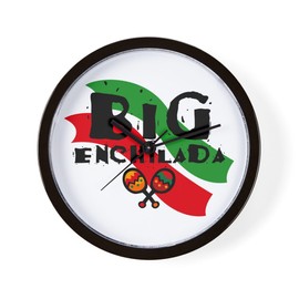 CafePress Big Enchilada 10" Wall Clock for Livingroom, Kitchen, or Office