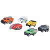 6pcs 1:64 Alloy Diecast Vehicle Model Simulated Exquisite Car Model