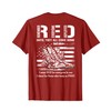 Vintage Red Friday Until They Come Home USA American Flag