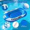 EXPAWLORER Inflatable Dog Pool Float Raft with Handle & Rope