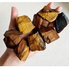 Luckeeper 1 lb Rough Crystals Bulk Raw Tiger Eye Healing