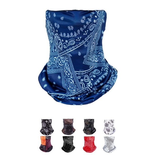Trifong Face Cover, For Summer, UV Protection, Cooling Feel, Paisley