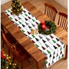 MUNILAIL 6 PCS Christmas Table Runner Plastic 14 x 108