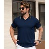 GEEK LIGHTING 3 Pack Mens Polo Shirts Short Sleeve Athletic