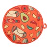 Tortilla Warmer Pouch 11.8 Inch Insulated Microwaveable Fabric Tortilla Keeper
