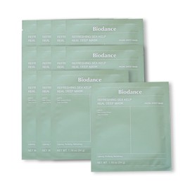 Biodance Refreshing Sea Kelp Real Deep Mask 4 sheets x 3 packs / 바이오던스 리프레싱 씨켈프 리얼 딥 마스크 4매 x 3팩