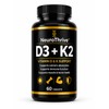 Vitamin D3 4000 IU + K2 MK7 100µg, 60 Vegetarian