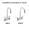 Foset Aqua AQCR-60, Cuello tipo bar para mezcladora