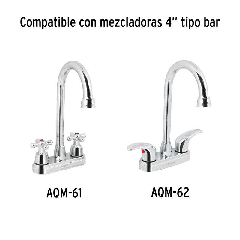 Foset Aqua AQCR-60, Cuello tipo bar para mezcladora