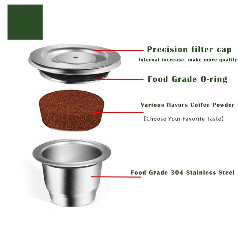 New Upgraded Reusable Coffee Capsule For Nespresso Stainless Steel Coffee