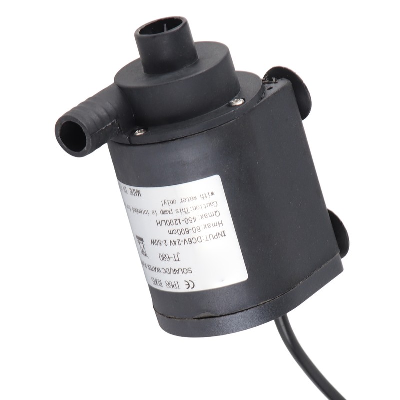 DC 24V 1000L/H Hot Water Circulation Pump Solar Brushless Motor