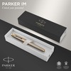 PARKER IM Rollerball Pen, Brushed Metal with Fine Point Black