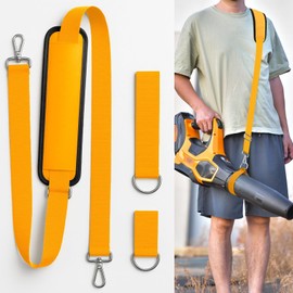 Universal Shoulder Strap for Leaf Blower & String Trimmer, Compatible with WOLFMEN for EGO Power+ for WORX for LAZYBOI for LEAPUL for DEWALT for MZK for Greenworks for BLACK+DECKER (1, Orange)