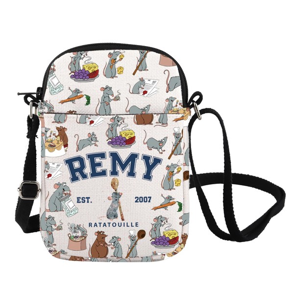 Remy Est.2007 Inspire Crossbody Bag Remy Quote Messenger Bag Mouse