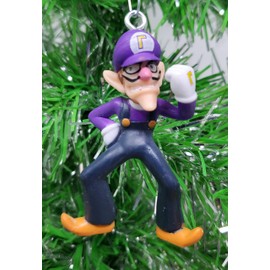 Mario 16 Piece Ornament Set with Wario, Bowser, Princess Peach, Rosalina and Friends (Unique Shatterproof Design)