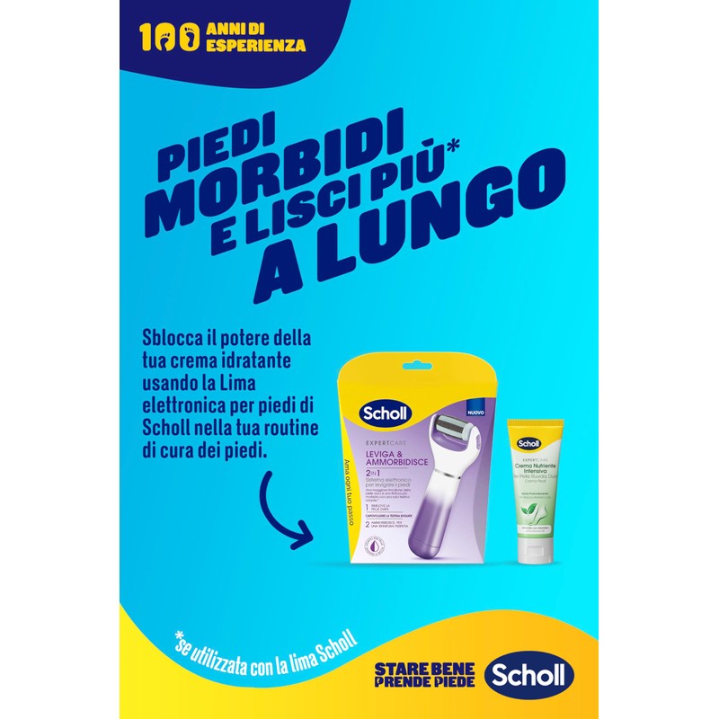 Scholl Intensive Nutrition Cream Foot Cream for Rough, Hard Skin,