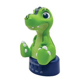 Lexibook, Lighted Dinosaur Storyteller Nightlight, 30 Stories in English, Green, STN03ANXEN