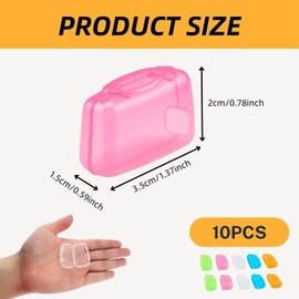 Yowfond 10 Stück Zahnbürsten-Abdeckungen tragbar, Zahnbürstenkopf-Schutz für Zuhause, Büro, Hotel und Outdoor, Bunte Moderne Zahnbürstenkappen