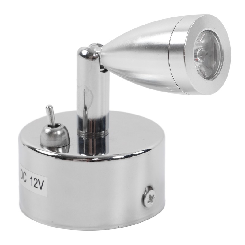 12V 3W LED Small Spotlight Warm White Swivel Reading Lamp
