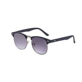 Kelens Myopia Glasses Half Frame Computer Glasses Retro Myopia Nerd Glasses Clear Lenses Remote Glasses with Dioptres -1.0 to -4.0, gray