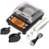TOPWEIGH Milligram Scale, Dual Powered, Large Display, mg Scale, Adjustable