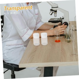 STOBAZA 6pcs Refillable Laboratory Reagent Bottles Wide Mouth Sample Containers Leak High Temperature Resistant PP Material Up for Research and Experiments