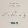 Moen Belfield Oil Rubbed Bronze Pivoting Toilet Paper Holder, YB6408ORB