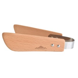 FORESTABLE Table Tongs, Wood, Natural Wood, Outdoor, Camping, Tongs, Single Item