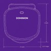 Dominion 2-Serving Classic Plate Electric Indoor Grill and Panini Press,