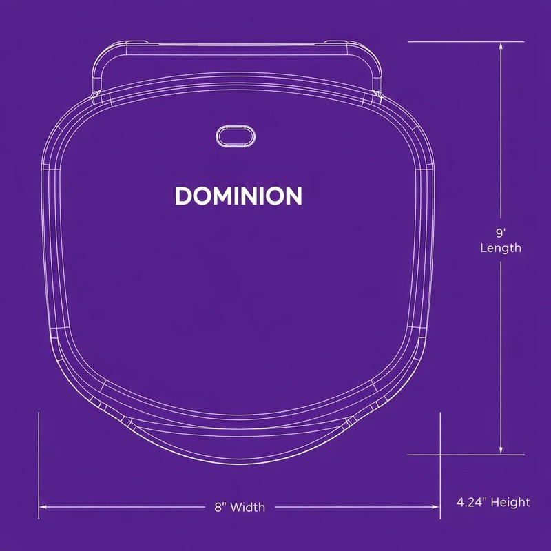 Dominion 2-Serving Classic Plate Electric Indoor Grill and Panini Press,