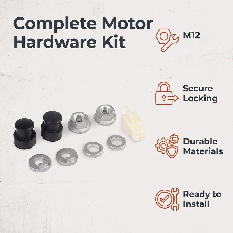 GOUDOGEDC 1 Set E-Bike Hub Motor Axle E-Bike Electric Bicycle