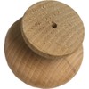 Fort Fasteners® 2 x Wooden Door Knobs Drilled for Wood