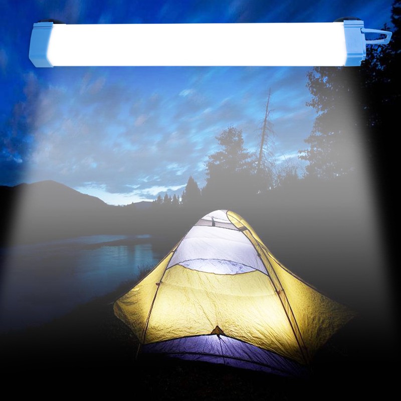 Portable Multifunctional USB Rechargeable LED Camping Emergency Light for Household/Outdoor