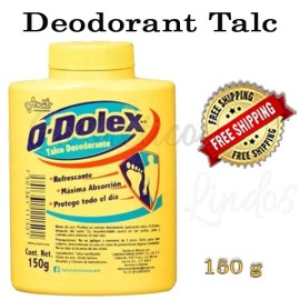 Odolex Talco Amarillo 150g / Original Yellow Deodorant Talc 150g - Set 2 Pcs