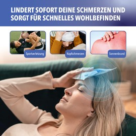 IEA Medical IEA Medical Sofort-Kälte-Kompresse (15,3 x 12,7 cm) 5 Stück | Einmal-Kühlpacks für Prellungen, Insektenstiche und andere Verletzungen | Einfach verwendbare Kühlpads |Vielseitig Einsetzbar Weiß