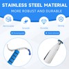 Fanwer Metal Long Shoe Horn with Dressing Stick - Shoe