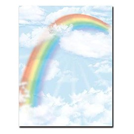 Over The Rainbow Letterhead & Printer Paper (100 Sheets)