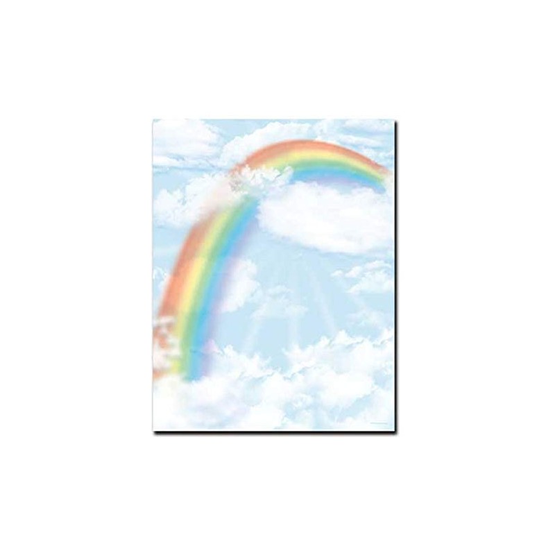 Over The Rainbow Letterhead & Printer Paper (100 Sheets)