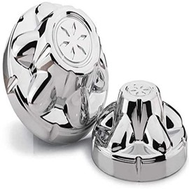 DICOR CORP TAC865-CB Wheel Covers, Hubcaps, and Simulators (Tac865-Cb Chrome Plated Abs Trailer Hub Covers)