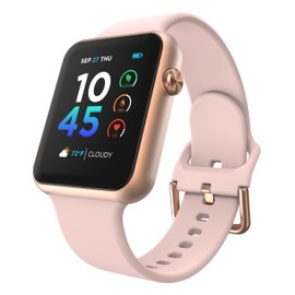 iTouch Air 4 Smartwatch - Fitness Tracker, Heart Rate Monitor, Customizable Watch Face - Activity and Calorie Tracker - 100+ Sports Modes - Bluetooth Connectivity