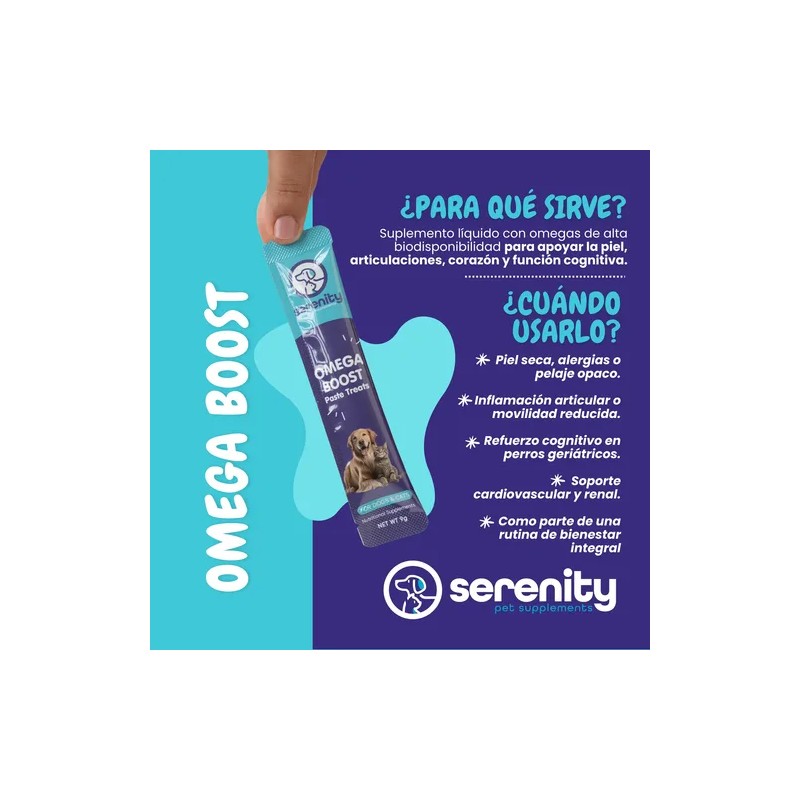 Omega Boost Paste Treats Suplemento Para Perros