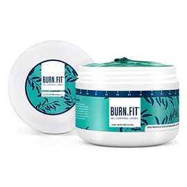 Gel Modelador Corporal Frío-Calor Reafirmante Reductivo Burn.Fit con Mentol, Ligero No Pegajoso para Masaje Pre y Post-Entrenamiento, Unisex, 240g (8.