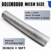 DOLEMODUO 304 Stainless Steel Window Screen Mesh Roll, 36 inch
