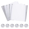 MECCANIXITY Silver Foil Candy Wrappers 100 Sheets 4 Inch Chocolate